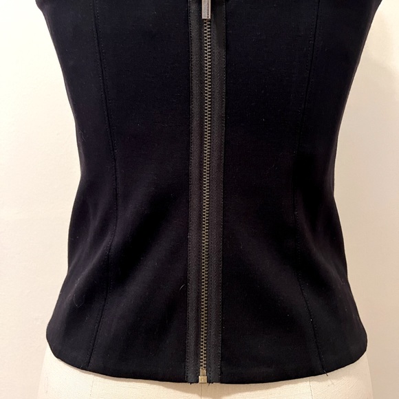 BCBG MaxAzria Satin Ribbon Strapless Corset-Size S - Picture 6 of 8